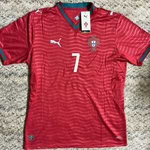 Portugal Home Puma #7 Ronaldo World Cup 2026-27 Official Jersey!